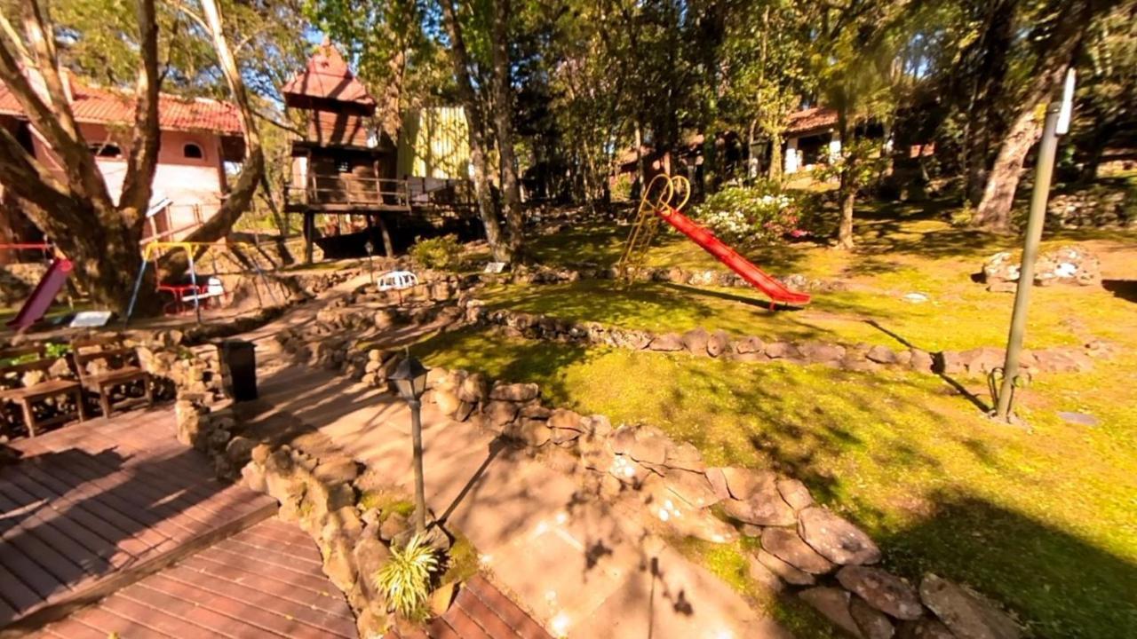 Apto No Centro De Gramado Com Piscina Termica Экстерьер фото
